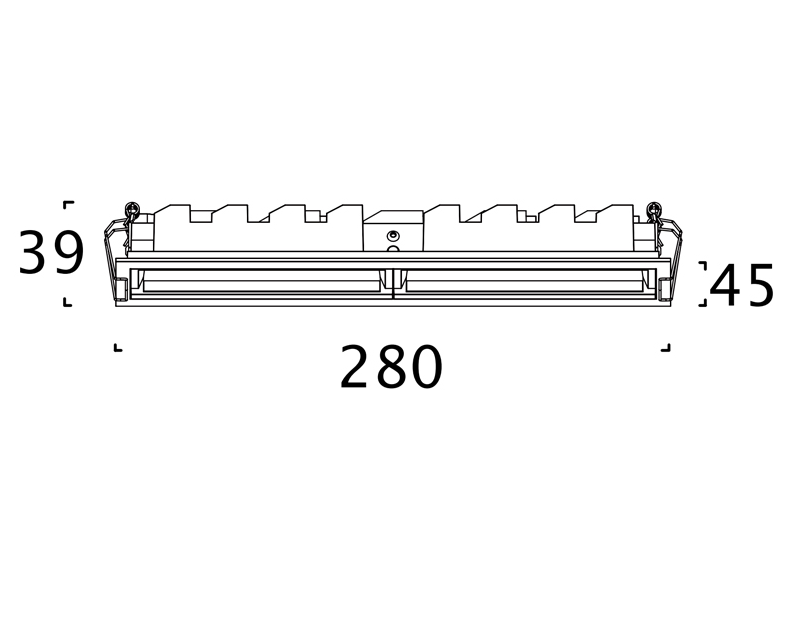 linear wall washer , wall washer , recessed led downlight light square Supplier | Sincerelux